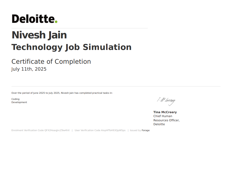 Deloitee Certified