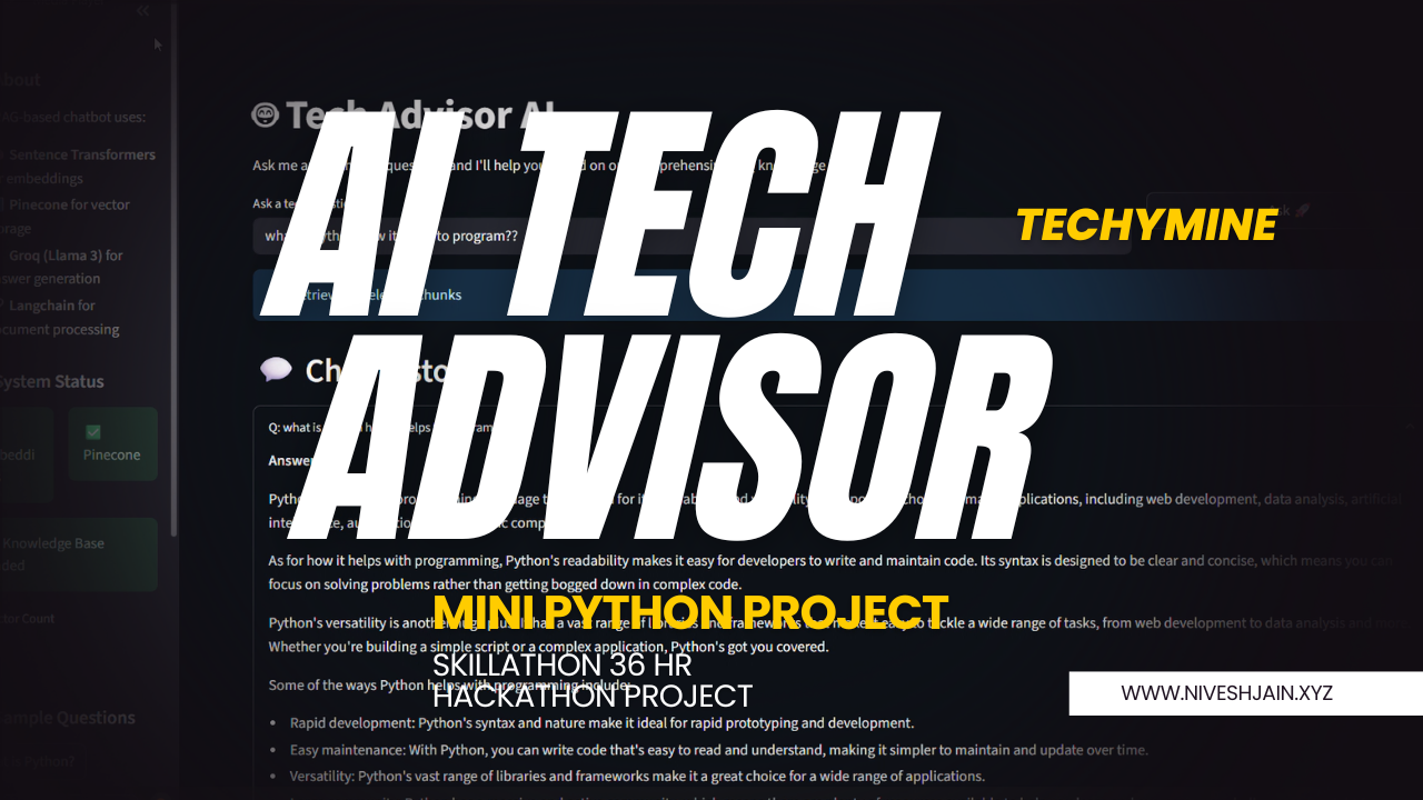 AI Based Tech advisor
