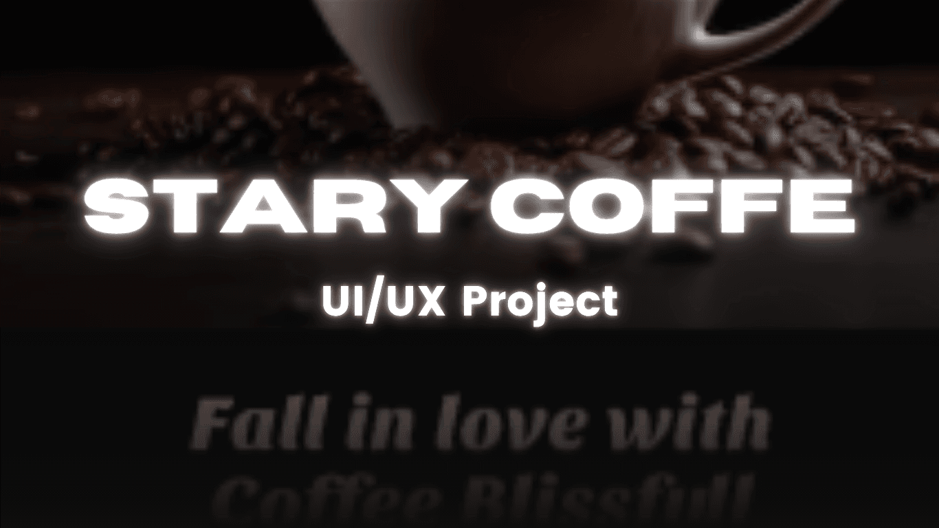 Stary Coffee - Premium UI/UX design for a minimalist coffee service mobile 